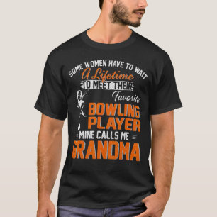 Mein Lieblings-Bowling-Spieler nennt mich Oma für T-Shirt