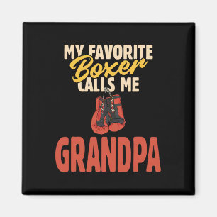 Mein Lieblings-Boxer nennt mich Opa Magnet