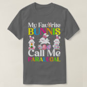 Mein Lieblings-Bunny nennt mich Paralegal-Ostern T-Shirt (Design vorne)