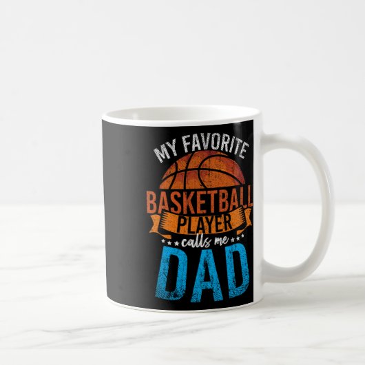 Mein Lieblings-Bysketbyll-Player nennt mich Vater  Kaffeetasse (Rechts)