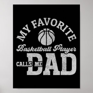 Mein Lieblings-Bysketbyll-Player nennt mich Vater Poster