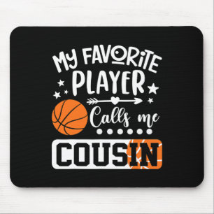 Mein Lieblings-Bysketbyll-Player ruft mich Cousin Mousepad