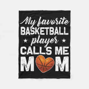 Mein Lieblings-Bysketbyll-Player ruft mich Mama an Fleecedecke