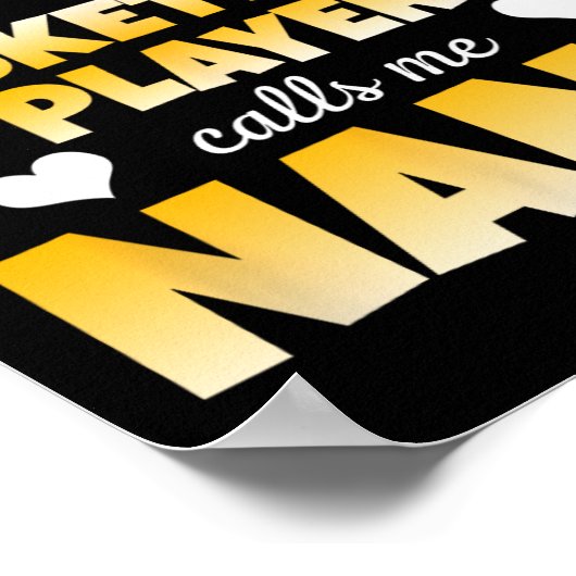 Mein Lieblings-Bysketbyll-Player ruft mich Nana 1 Poster (Ecke)