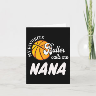 Mein Lieblings-Bysketbyll-Player ruft mich Nana fü Karte