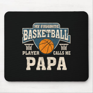 Mein Lieblings-Bysketbyll-Player ruft mich Papa an Mousepad