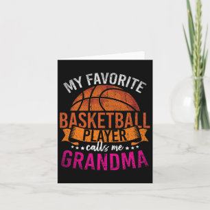 Mein Lieblings-Bysketbyll-Spieler nennt mich Oma B Karte