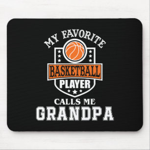 Mein Lieblings-Bysketbyll-Spieler nennt mich Opa F Mousepad
