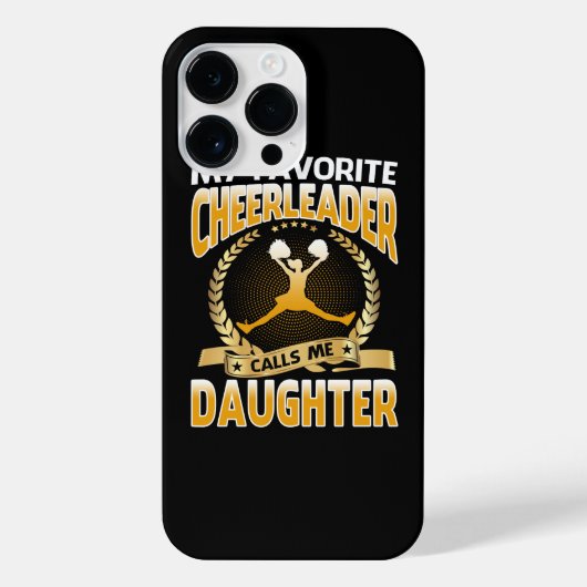 Mein Lieblings-Cheerleader nennt mich Daughter Che iPhone Hülle (Rückseite)