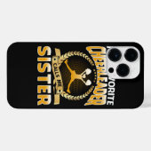 Mein Lieblings-Cheerleader nennt mich Schwester Ch iPhone Hülle (Rückseite (Horizontal))