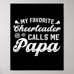 Mein Lieblings-Cheerleader Papa Cheer Papa Cheerle Poster