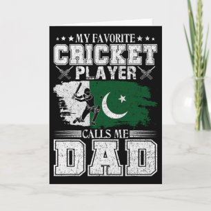Mein Lieblings-Cricket-Spieler nennt mich Dad Paki Karte