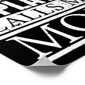Mein Lieblings-Dminton-Player ruft mich Mama an Poster (Ecke)