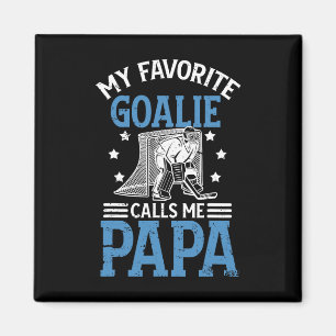 Mein Lieblings-Eishockey-Torwart Papa Eishockey Ha Magnet