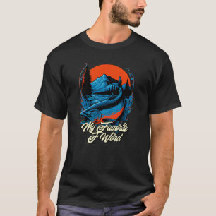Mein Lieblings-F-Wort-Angelwitz Fischer-Wortspiel T-Shirt