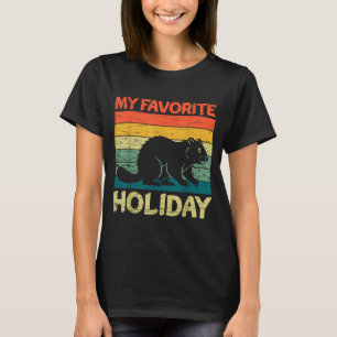 Mein Lieblings-Feiertag Groundhog Day Retro Sonnen T-Shirt