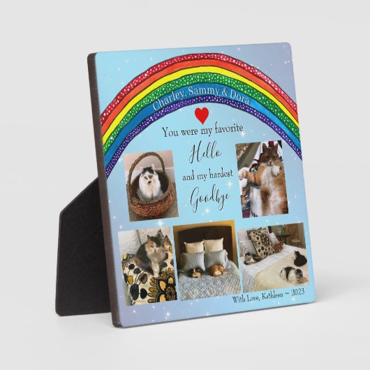 Mein Lieblings-Foto-Memorial Fotoplatte (Vorderseite)