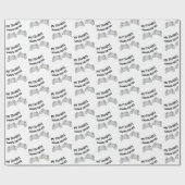 Mein Lieblings-Gaming-Partner-Wrapping-Papier Geschenkpapier (Flach)
