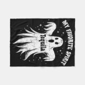 Mein Lieblings-Geist Tequila Drinking Ghost Hallow Fleecedecke (Vorderseite (Horizontal))