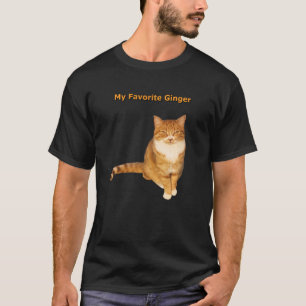 Mein Lieblings-Ginger Orange Tabby Cat Kitty Lover T-Shirt