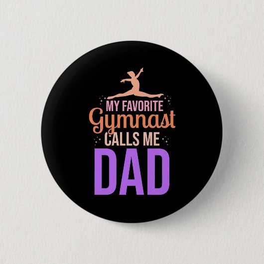 Mein Lieblings-Gymnast nennt mich Vater Button (Vorderseite)