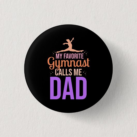 Mein Lieblings-Gymnast nennt mich Vater Button (Vorderseite)