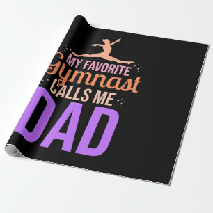 Mein Lieblings-Gymnast nennt mich Vater Geschenkpapier