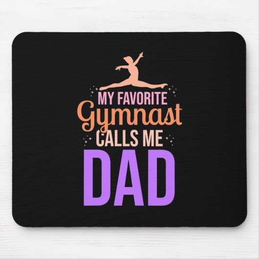 Mein Lieblings-Gymnast nennt mich Vater Mousepad (Vorne)