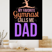 Mein Lieblings-Gymnast nennt mich Vater Poster (Küche)
