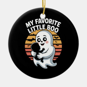 Mein Lieblings-Halloween-T-Shirt für kleine Boo Keramik Ornament