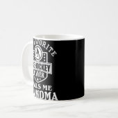 Mein Lieblings-Hockey-Spieler nennt mich Oma Ice H Kaffeetasse (Vorderseite Links)