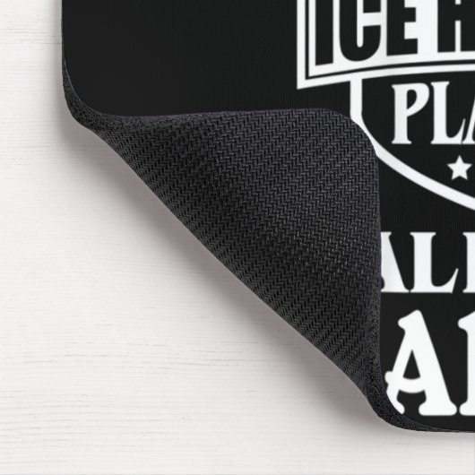Mein Lieblings-Hockey-Spieler nennt mich Oma Ice H Mousepad (Ecke)