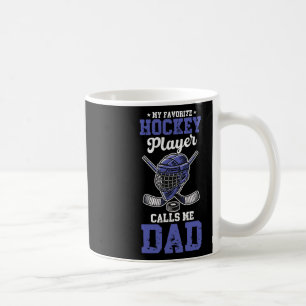 Mein Lieblings-Hockeyspieler nennt mich Dad Hockey Kaffeetasse