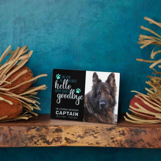 Mein Lieblings-Hundeliste Foto halten Fotoplatte (Seite)