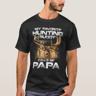 Mein Lieblings-Jagdbuddy nennt mich Papa T Shirt