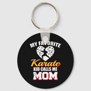Mein Lieblings-Karate-Kid nennt mich Mama lustig Schlüsselanhänger