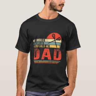 Mein Lieblings-Lacrosse nennt mich Dad Vatertag Mä T-Shirt