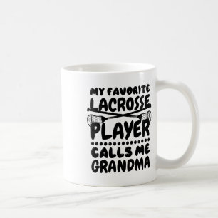 Mein Lieblings-Lacrosse-Spieler nennt mich Oma Lac Kaffeetasse