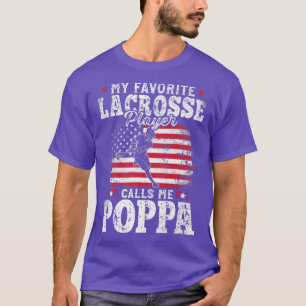 Mein Lieblings-Lacrosse-Spieler nennt mich Poppa-V T-Shirt