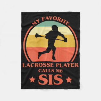 Mein Lieblings-Lacrosse-Spieler nennt mich Sis Lax Fleecedecke