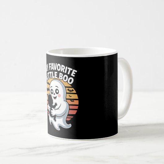 Mein Lieblings-Little-Boo-Halloween-T-Shirt Kaffeetasse (VorderseiteRechts)