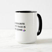 Mein Lieblings-Party-Trick Tasse (VorderseiteRechts)