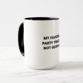 Mein Lieblings-Party-Trick Tasse (Vorderseite Links)