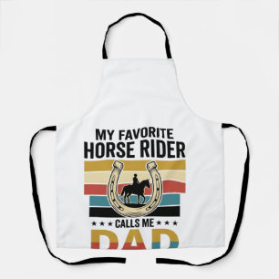 Mein Lieblings-Pferdereiter nennt mich Dad-Shirt-D Schürze