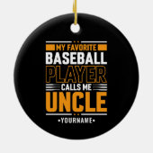 Mein Lieblings-Player ruft mich ab Keramik Ornament (Hinten)