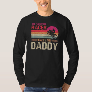 Mein Lieblings-Racer nennt mich Daddy Vintag Vater T-Shirt