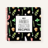 Mein Lieblings-Rezept-Journal Notizblock (Vorderseite)