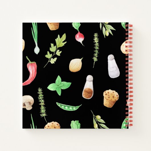 Mein Lieblings-Rezept-Journal Notizblock (Rückseite)