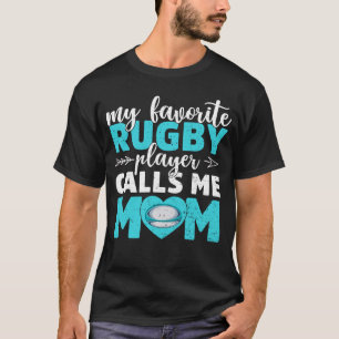 Mein Lieblings-Rugby-Spieler ruft mich Mama Niedli T-Shirt