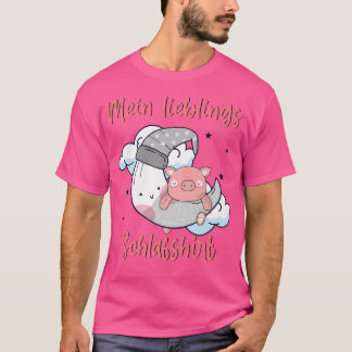 Mein Lieblings-Schlaf-Shirt Teacup Schwein Mini-Sc T-Shirt